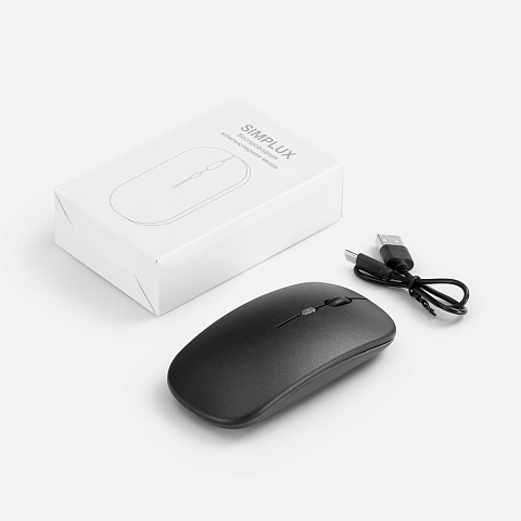 Компьютерная мышь Simplux, черная - рис 7.