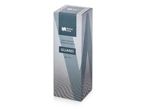 Вакуумная термокружка Waterline c кнопкой Guard, 400 мл, черный - рис 9.