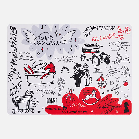 Флисовый плед «Коневедение» - рис 2.