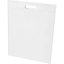 Экосил эко-сумка из нетканого материала из переработанных материалов по стандарту GRS объемом 5 л, белый