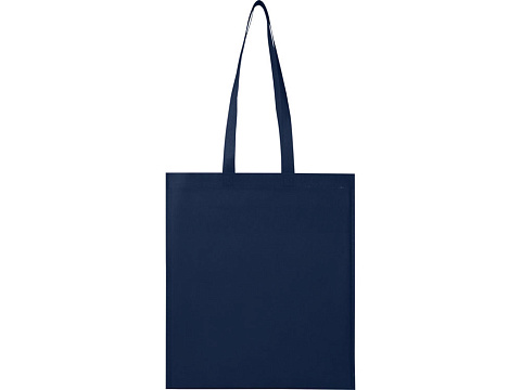 Экосил эко-сумка для конференций из нетканого материала, переработанного по стандарту GRS, объемом 6 л, темно-синий - рис 2.