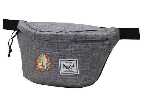 Herschel Classic™ поясная сумка, серый меланж - рис 4.