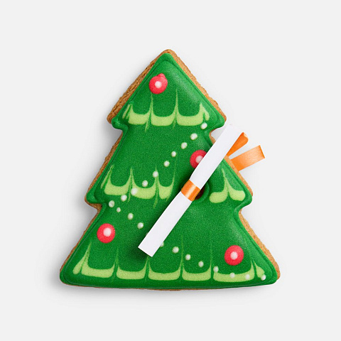 Новогоднее печенье с предсказанием «Елка» - рис 2.