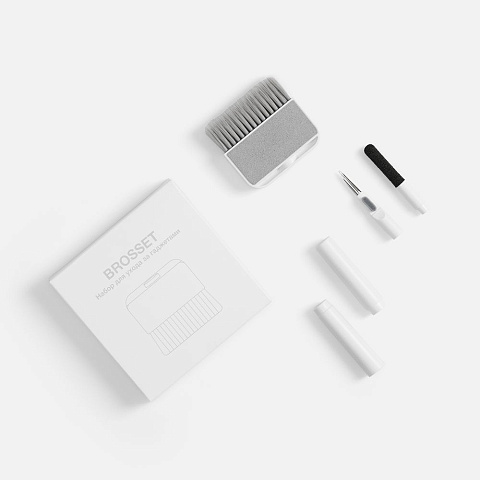 Набор для ухода за гаджетами Brosset, белый - рис 7.