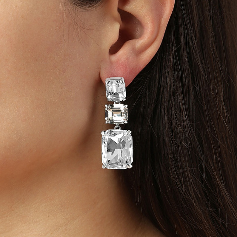 Серьги ESMARA SS CRYSTAL Dyrberg Kern 460016 - рис 4.