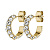 Серьги HEIDI SG CRYSTAL Dyrberg Kern 353960 - миниатюра