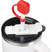 Sip/Сип силиконовая крышка для трубочки - красный