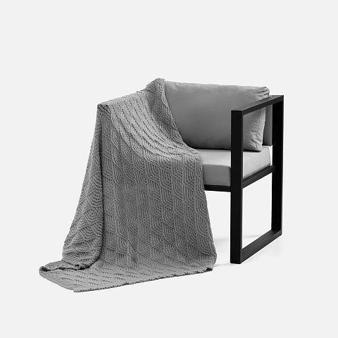 Плед Fermata, серый - рис 5.