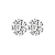 Серьги AUBRA SS CRYSTAL Dyrberg Kern 460504 - миниатюра