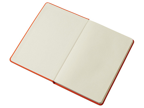 Блокнот в твердой обложке A5 Виспи 2.0 в клетку, оранжевый - рис 3.