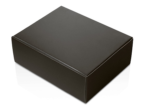 Подарочный набор c пледом, термосом, свечой и миндалем, оранжевый - рис 11.