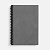 Ежедневник Notera, недатированный, серый - миниатюра