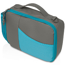 Изотермическая сумка-холодильник Breeze New для ланч-бокса, серый/голубой
