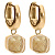 Серьги FIRENZE (G) Champagne Qudo 107001/20-5035 - миниатюра - рис 2.