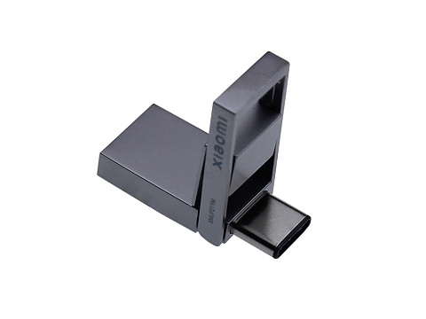 USB 3.0-флешка на 64 Гб с разъемами USB-A и Type-C, серебристый - рис 2.