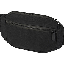 Кресент сумка через плечо Aware™ плотностью 500 г/м² из переработанного материала, черный