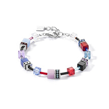 Браслет Red-blue-lilac Coeur de Lion 2838/30-0330
