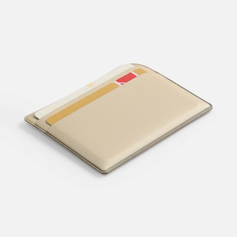 Чехол для карточек Dorset, бежевый - рис 5.