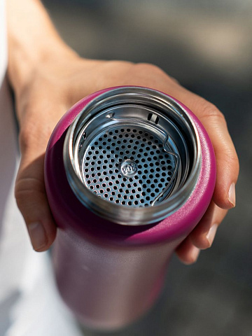 Термокружка «Сититерм 750» с ситечком, красная (вишня) - рис 5.