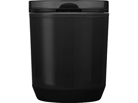 Hudson кружка из переработанного пластика с двойными стенками объемом 180 мл, сплошной черный - рис 3.