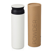 Вакуумный термос Powder 500 мл, тубус, белый