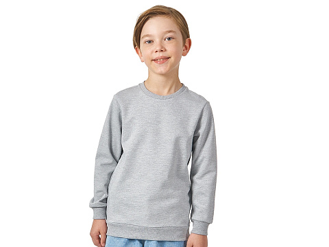 Свитшот Motion детская_10, серый меланж