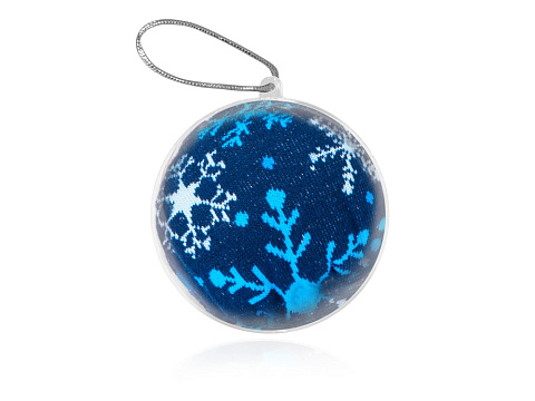 Носки в шаре Снежинка мужские, синий - рис 4.