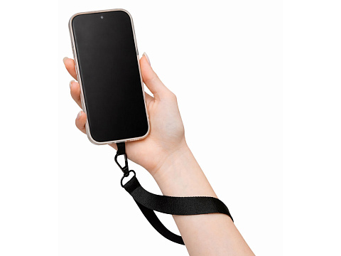 Ремешок на руку для телефона Рист, черный - рис 5.