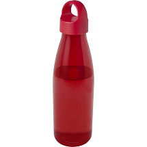 Bergen бутылка для воды объемом 800 мл из переработанной пластмассы, красный