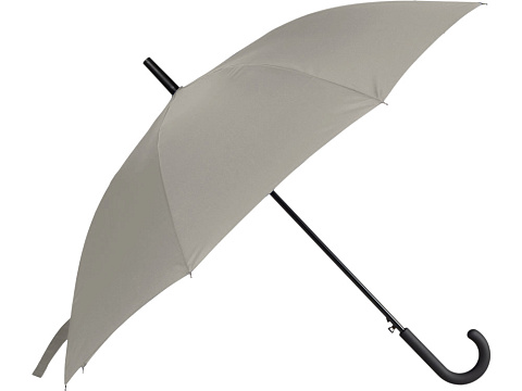 Зонт-трость Reviver с куполом из переработанного пластика, бежевый - рис 3.