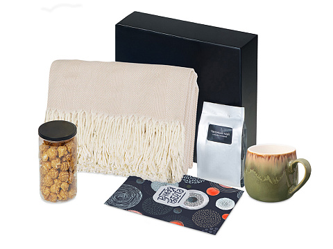 Подарочный набор Re:y. Haven  с пледом, кружкой и чаем - рис 2.