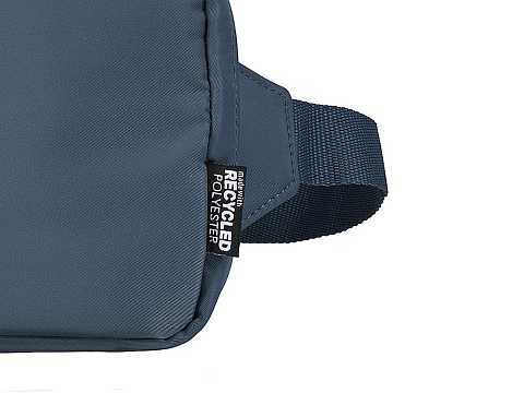 Трип Эви дорожная сумка через плечо из переработанного материала GRS объемом 1 л, серо-синий - рис 5.