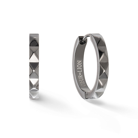 Серьги Anthracite Coeur de Lion 0135/21-1223