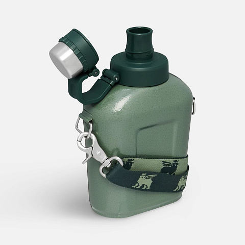 Фляга Adventure 1000, темно-зеленая - рис 2.