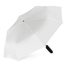 Складной зонт ALCIRA/АЛЬКИРА с системой защиты от снежной бури и ручкой-карабином, белый