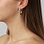 Серьги QUINTE SS CRYSTAL Dyrberg Kern 480078 - миниатюра - рис 2.