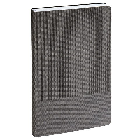 Ежедневник Knit, недатированный, темно-серый - рис 4.