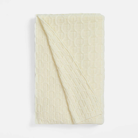 Плед Braidera, белый (молочный) - рис 2.