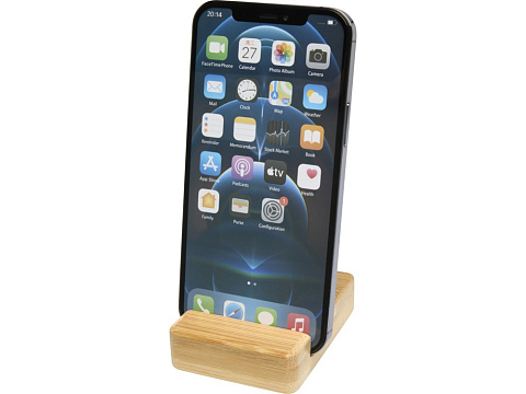 Ebla бамбуковая подставка для телефона - рис 4.