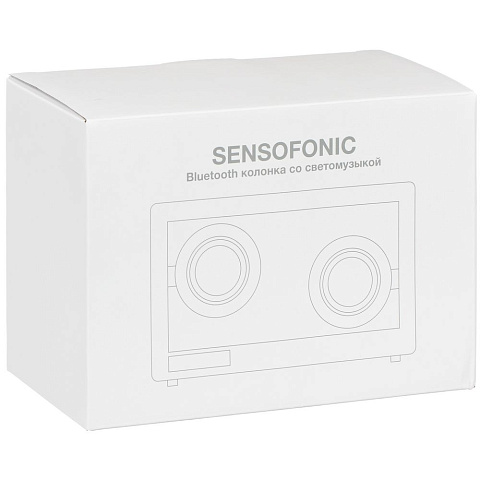Bluetooth-колонка со светомузыкой Sensofonic, черная - рис 12.