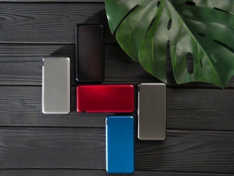 Внешний аккумулятор Forge v.2, металл, 10000mah, серый - рис 13.