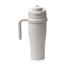 Термокружка KALAM/КАЛАМ с двойными стенками, винтажный белый