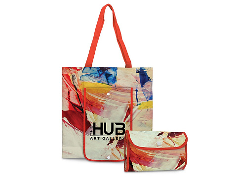 Складная сумка для шопинга с возможностью полноцветной печати