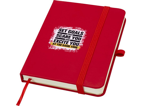 Блокнот Spectrum Plus формата A6 в твердой обложке - Красный - рис 6.