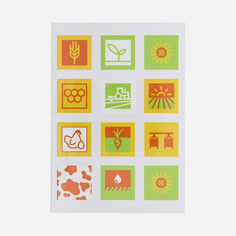 Стикерпак UV-DTF Industry, сельское хозяйство - рис 2.