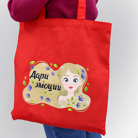 Cумка хозяйственная Bagsy Super 220 г/м², красный - рис 4.