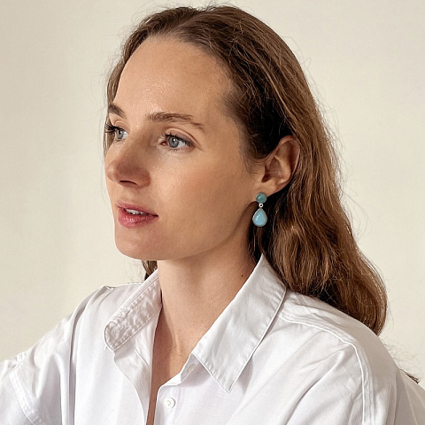Серьги Azul, Opalina Possebon A0738.20.25 S - рис 4.
