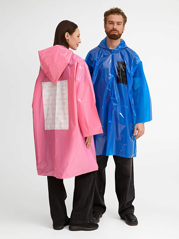 Дождевик-плащ BrightWay с печатью в один цвет на заказ - рис 13.