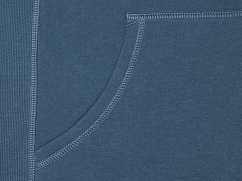 Толстовка Арора мужская с капюшоном, серо-синий - рис 5.