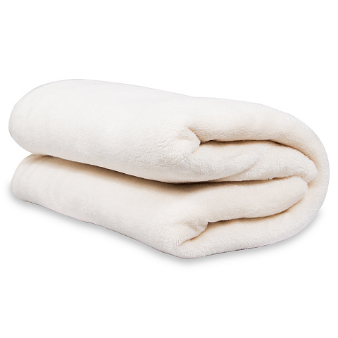 Плед флисовый SUPER SOFT COMFORT TRAVEL, бежевый - рис 4.